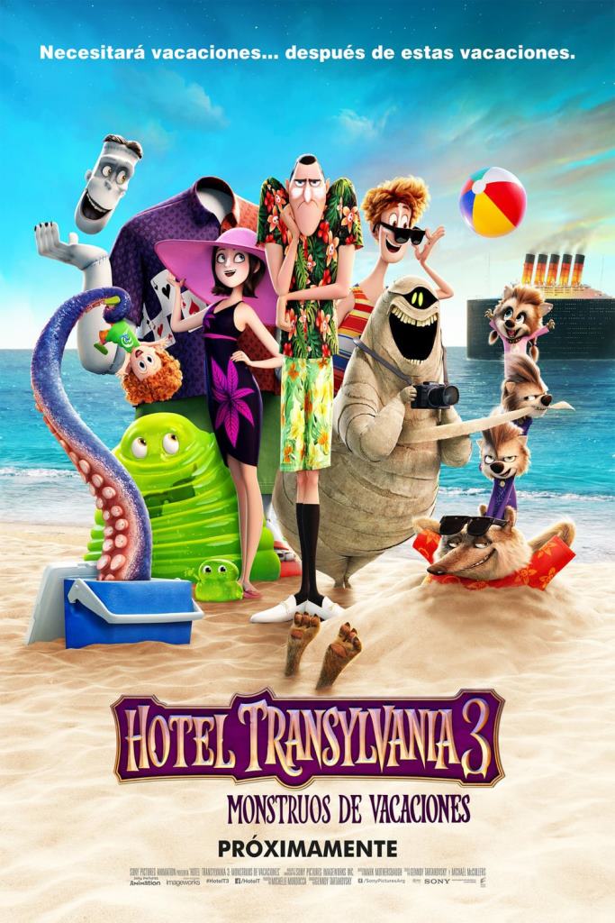 Hotel Transilvania 3: Unas vacaciones monstruosas (2018) HD 1080p Latino